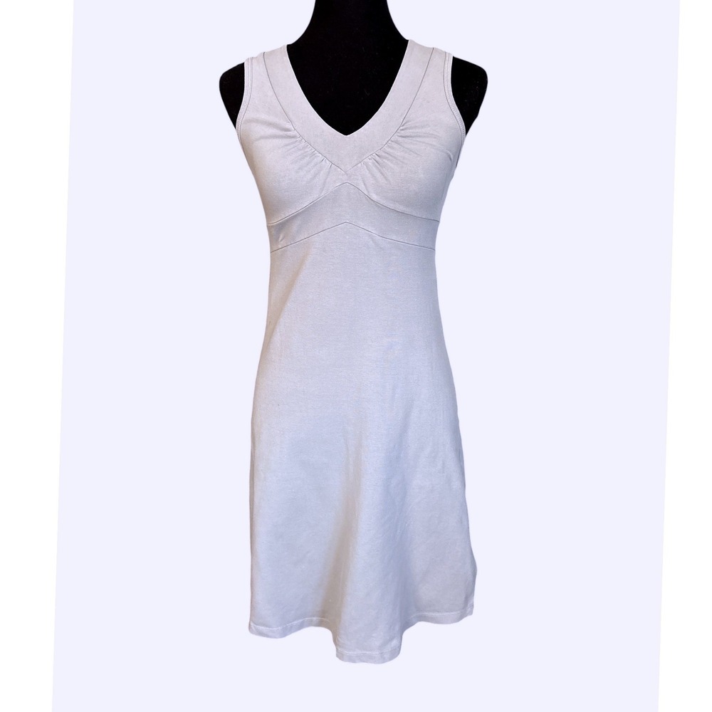Athleta Women’s Sleeveless V-Neck Gray Dress